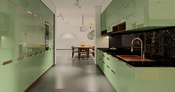 Parallel kitchen